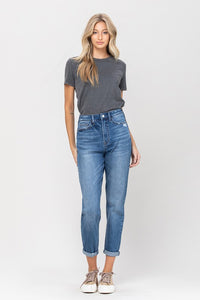 Erika cuffed mom jeans