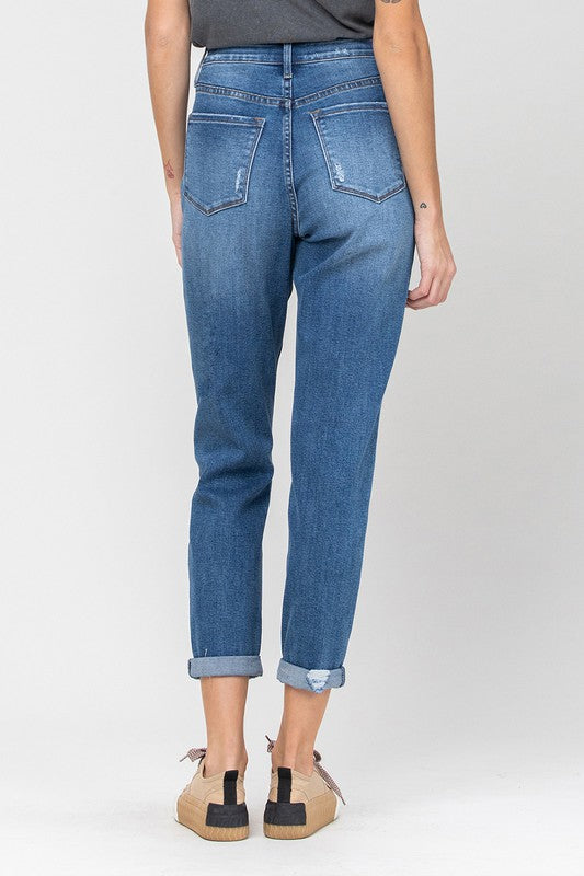 Erika cuffed mom jeans