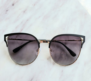 Black Cat Eye Sunglasses