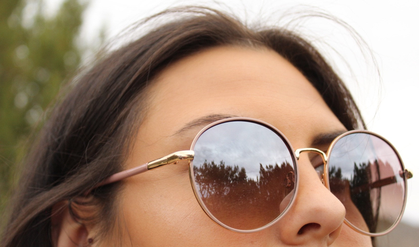 Round Frame Sunglasses