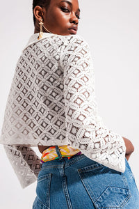 Helena Crochet Top