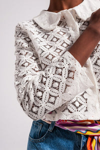 Helena Crochet Top